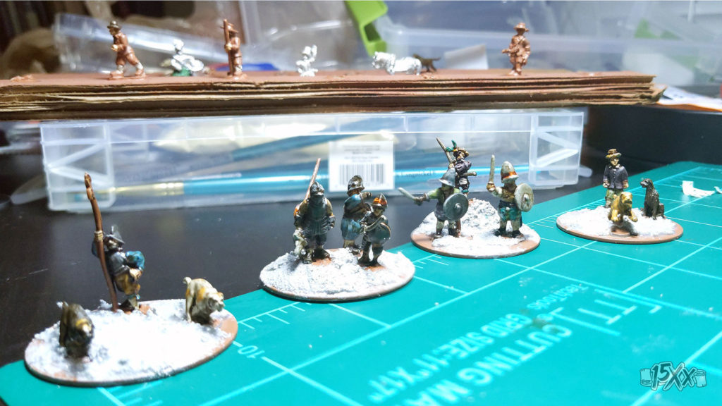 Basing miniatures quickly and easily with grout! 