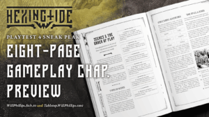 Eight-Page Hexingtide Gameplay Chapter Preview (and Why I’m Moving at George R.R. Martin Speed)