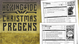 Santa & Krampus: Hexingtide Pregen Characters for Christmas 2025